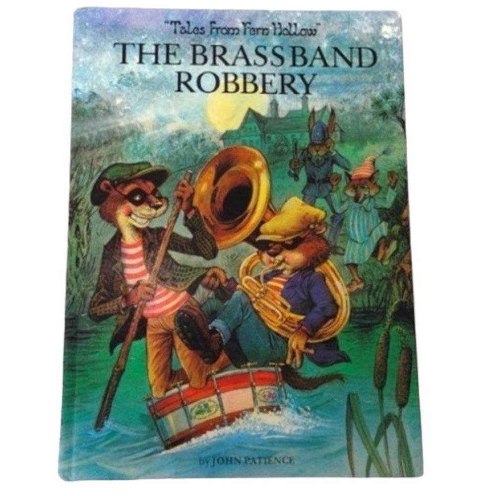 Vintage Kids Book The Brass Band Robbery John Patience Colour Library Books 1989